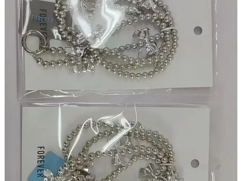 Stylish Beaded Phone Lanyard & Keyring Charms - Style #ACCESSORIES-036